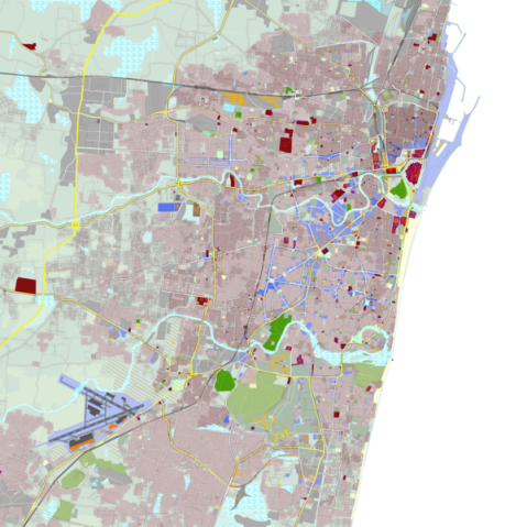 Chennai Urban Area Landuse Map